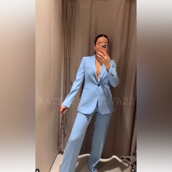 ZARA ZW COLLECTION STRAIGHT LEG PANTS - Picture 4 of 16